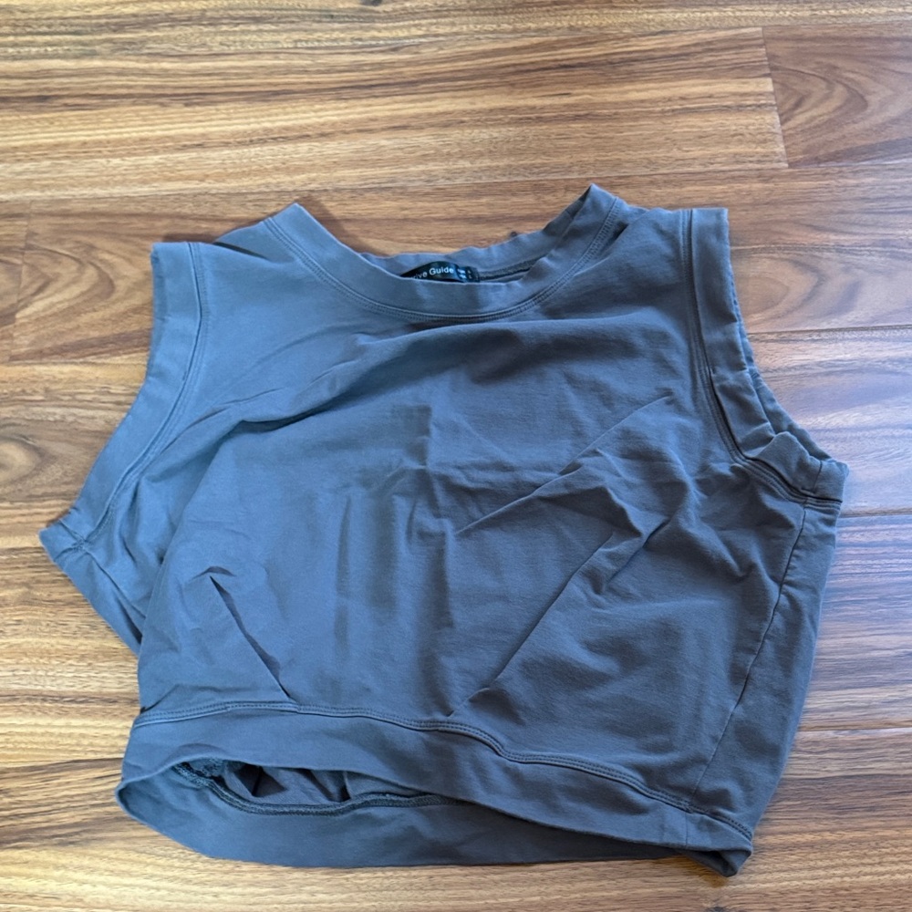 Charcoal Sleeveless Women's Muscle Tee